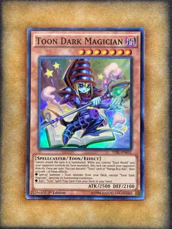 Yugioh Toon Dark Magician TDIL-EN032 Super Rare 1st Ed VLP - Image 1