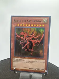 Yugioh Slifer The Sky Dragon Ygld-eng01 Limited Edition Holo - Image 1