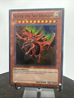 Yugioh Slifer The Sky Dragon Ygld-eng01 Limited Edition Holo - Image 2