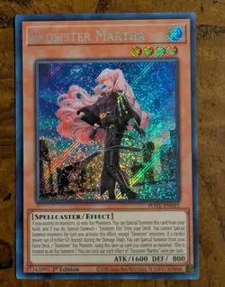 3x Exosister Martha POTE-EN025 Secret Rare 1st Edition Near Mint Yu-Gi-Oh! - Image 1