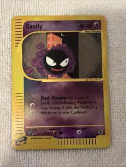 Pokemon Gastly Reverse Holo Card 109/165 Expedition Base Set NM 2002 - Image 2
