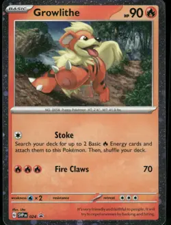Growlithe - 024 Promo Holo NM Pokemon SV: Scarlet & Violet Promo Cards - Image 1