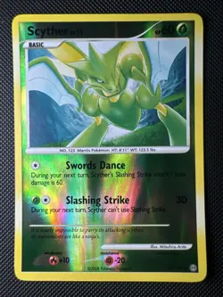 Scyther 49/100 Stormfront Reverse Holo 2008 Pokemon Card Nm - Image 1