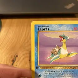 Lapras 25/62 1st Edition Fossil Set - Non-Holo Rare Pokemon Card - LP - Image 2