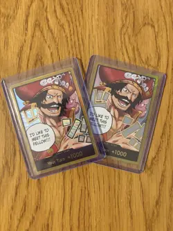DON!! Card (Gol.D.Roger) (Gold) Carrying On His Will Foil X 2 - Image 1