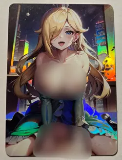 SEXY HEROINE WAIFU Rosalina SUPER MARIO ACG PREMIUM HOLOFOIL CARD NM - Image 1
