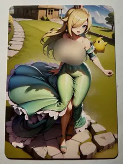 SEXY HEROINE WAIFU Rosalina SUPER MARIO ACG PREMIUM HOLOFOIL CARD NM - Image 2