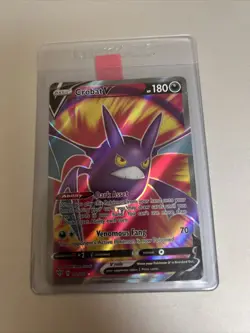 Crobat V - 182/189 - Pokemon Darkness Ablaze Sword & Shield Full Art Card NM - Image 1