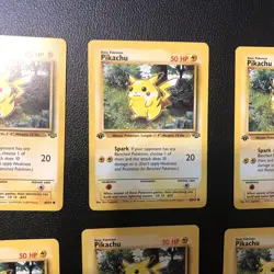 Pikachu 60/64 Jungle First Edition X7 Cards Great NM Condition. Look! - Image 3