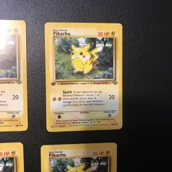 Pikachu 60/64 Jungle First Edition X7 Cards Great NM Condition. Look! - Image 4