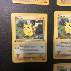 Pikachu 60/64 Jungle First Edition X7 Cards Great NM Condition. Look! - Image 5