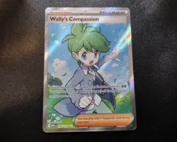 Wally's Compassion 176/132 Full Art Ultra Rare Mega Evolution Pokemon Card NM - Image 1