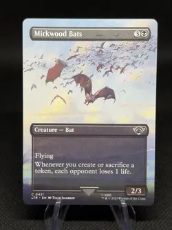 MTG Mirkwood Bats (Borderless) Normal NM Universes Beyond: The Lord of the Rings - Image 1