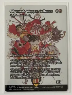 Gilgamesh, Weapon Collector - Godo, Bandit Warlord (Showcase) Foil 13 R FINAL NM - Image 1