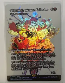 Gilgamesh, Weapon Collector - Godo, Bandit Warlord (Showcase) Foil 13 R FINAL NM - Image 3