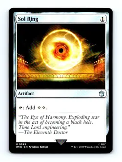 #245 2023 Doctor Who Sol Ring Uncommon - Image 1