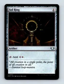 #57 2025 Edge of Eternities Commander * Sol Ring Uncommon - Image 1