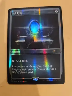 English - MTG Sol Ring - Buy-A-Box Promo - FOIL - Foundations - Image 1