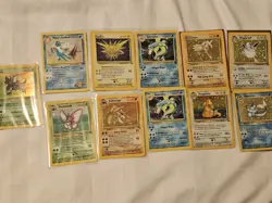 Rare Vintage Holo Pokemon Card Lot! 11 Holo Vintage! Gyarardos, Dragonite, Vapor - Image 1