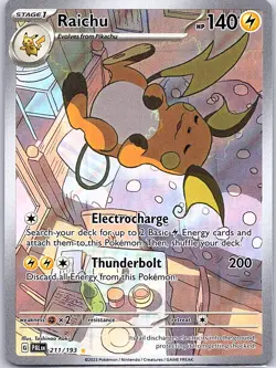 Raichu 211/193 SV02: Paldea Evolved - Pokemon Card - NM - Image 1