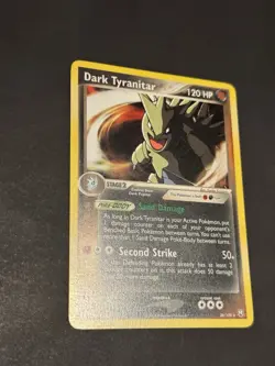 Dark Tyranitar 20/109 - Team Rocket Returns Non-Holo Rare Pokemon TCG Near MInt - Image 2
