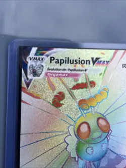 CARTE POKEMON PAPILUSION VMAX 190/189 SECRETE RAINBOW TENEBRES EMBRASEES EB03 - Image 3