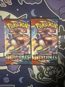 Pokemon TCG Battle Styles Booster Packs X2 - Image 1