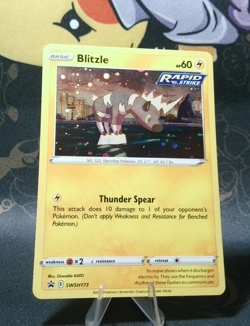 Blitzle SWSH173 Holo Black Star Promo Fusion Strike Pokemon Near Mint! - Image 1