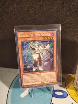 2x Crowley, the Gifted Magistus BLMM-EN044 Secret Rare 1st Edition NM Yu-Gi-Oh! - Image 3