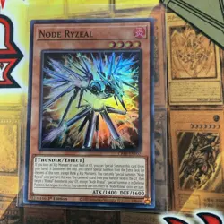YUGIOH CRBR-EN002 Node Ryzeal Super Rare 1st Edition - Image 1