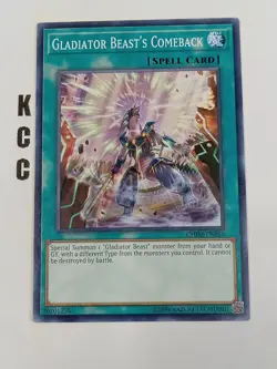 Yu-Gi-Oh TCG CHIM-EN056 Gladiator Beast's Comeback - Image 1