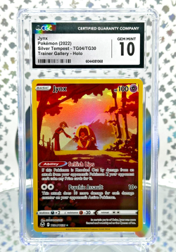 CGC 10 Jynx TG04/TG30 Silver Tempest Secret Illustration Rare Pokemon Card - Image 1