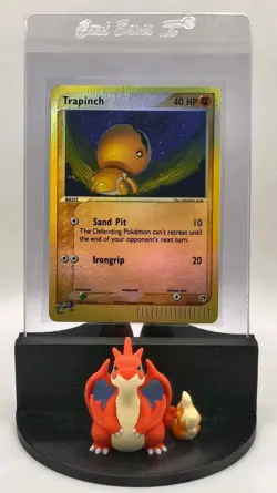 2003 Pokemon TCG EX Sandstorm Trapinch Reverse Holo 82/100 Common Card LP+ - Image 1