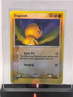 2003 Pokemon TCG EX Sandstorm Trapinch Reverse Holo 82/100 Common Card LP+ - Image 4