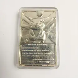 Pokemon Pikachu 23K Gold Plated Trading Card Burger King Exclusive 1999 - Image 2