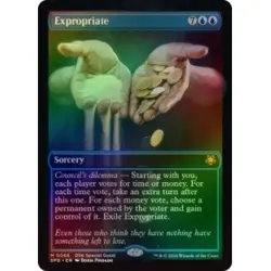 FOIL EXPROPRIATE (BORDERLESS) Special Guests Magic MTG MINT CARD - Image 1