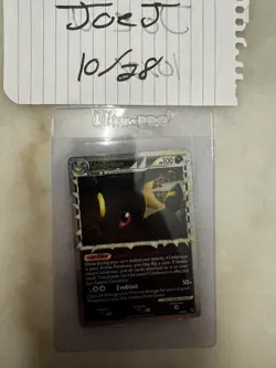Pokemon TCG Umbreon Prime Holo Rare Card HS-Undaunted 86/90 - Image 1