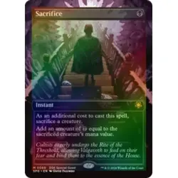 FOIL SACRIFICE (BORDERLESS) Special Guests Magic MTG MINT CARD - Image 1