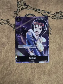 One Piece Card Game Tashigi (Box Topper) OP02-105 Common Rare Foil NM - Image 1