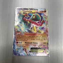Hawlucha EX 64/111 XY - Furious Fists Holo - LP/MP Cond Pokemon Card - Image 1