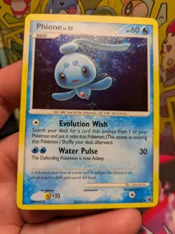 🔥 Phione Lv. 23 12/100 Majestic Dawn 2008 Holo Rare Pokemon Card ( N Mint )🔥 - Image 1