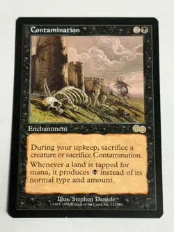 MTG - Magic the Gathering - Contamination - Urza’s Saga - NM - Image 1