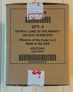 Lord of the Rings Scene Box factory case set of 4 Magic the Gathering MTG LotR - Image 4