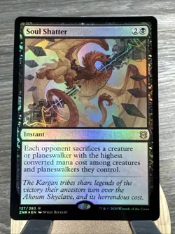 Soul Shatter [Foil] Rare #127 NM/MINT Zendikar Rising MTG - Image 1