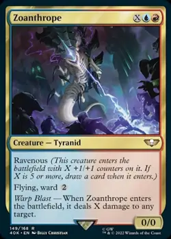 Zoanthrope x1 NM Magic the Gathering 1x Commander Universes Beyond: Warhammer 40 - Image 1