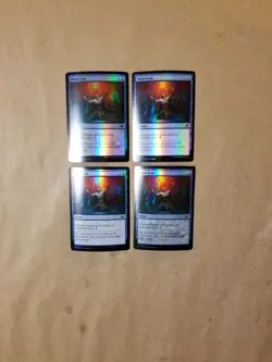 MTG Magic Double Masters 2022 X4 FOIL Mana Leak (NM/MINT) - Image 1