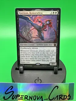 MTG Magic Gwenom Remorseless 0286 Promo Marvel Spider-Man Gift Box Exclusive NM - Image 1