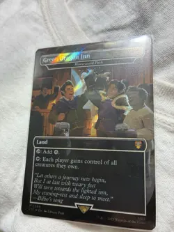 Green Dragon Inn Homeward Path Borderless Surge Foil, LOTR, MTG, NM - Image 1