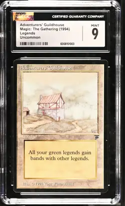 ADVENTURERS' GUILDHOUSE Legends U CGC 9 MTG [Nostalgium] - Image 1