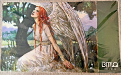 MTG Magic the Gathering Rebecca Gay Playmat + Sleeves - Bigmagic Angel Art Set - Image 3